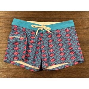 Tormenter Women's Board Shorts Size 8 fish stretch Surf Swim Drawstring beach
